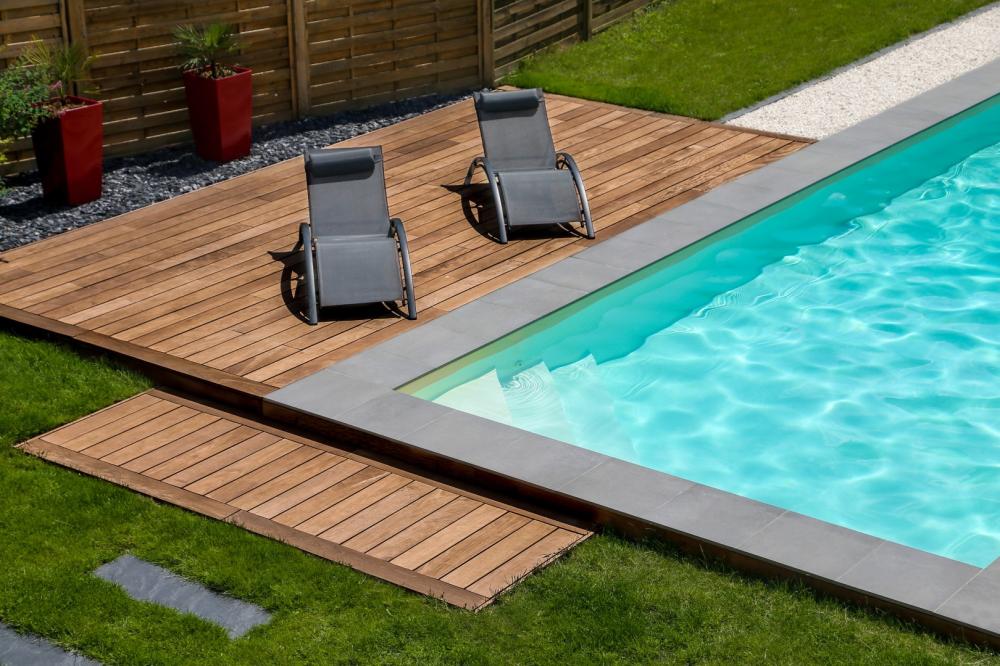 Piscine terrasse bois